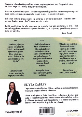 Siła odwagi. Zacznij żyć swoim życiem - Edyta Gabryś [KSIĄŻKA]