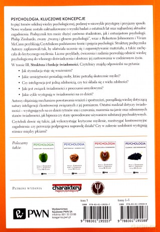 Struktura i funkcje świadomości. Psychologia kluczowe koncepcje (Tom 3) - Philip Zimbardo [KSIĄŻKA]