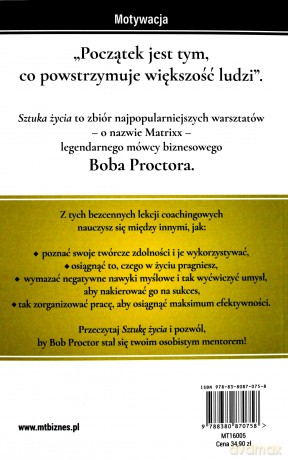 Sztuka życia. 23 lekcje coachingowe - Bob Proctor [KSIĄŻKA]