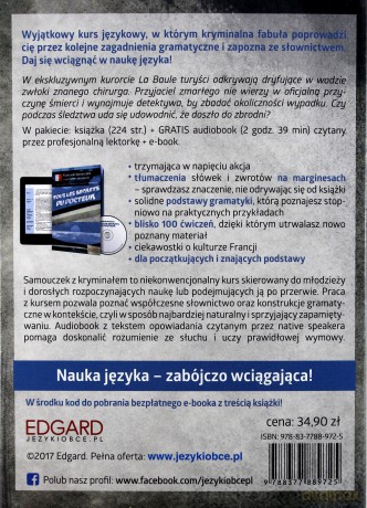 Tous les secrets du docteur. Francuski samouczek z kryminałem i ćwiczeniami poziom A1-A2 - Agnieszka Wrzesińska [KSIĄŻKA]
