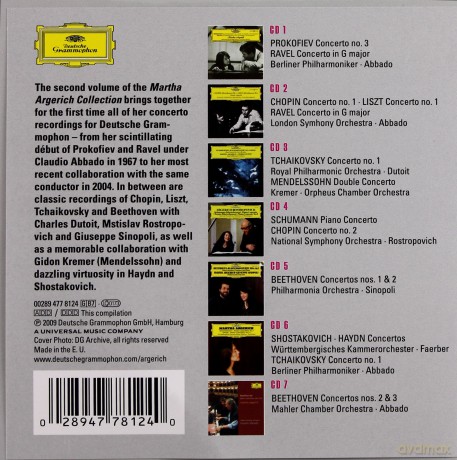 Martha Argerich: The Collection 2. Concerto Recordings [BOX] [7CD]