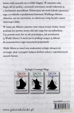 Wielki mistrz. Trylogia czarnego maga księga 3 - Trudi Canavan [KSIĄŻKA]