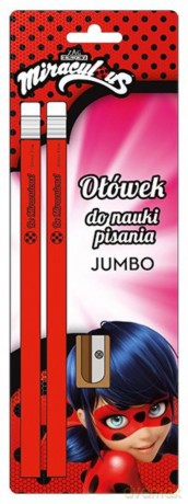 Zestaw szkolny Miraculum Biedronka i czarny kot 3 elementy