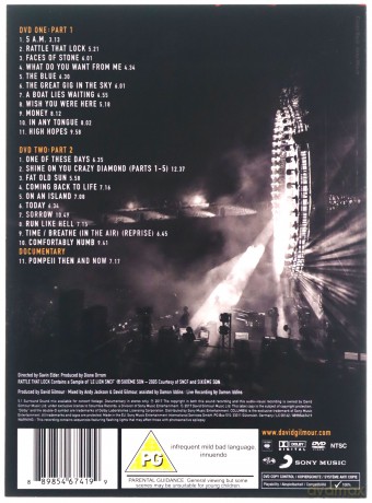 David Gilmour: Live At Pompeii [2DVD]