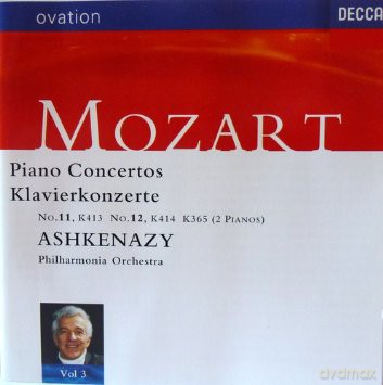 Vladimir Ashkenazy: Mozart [CD]