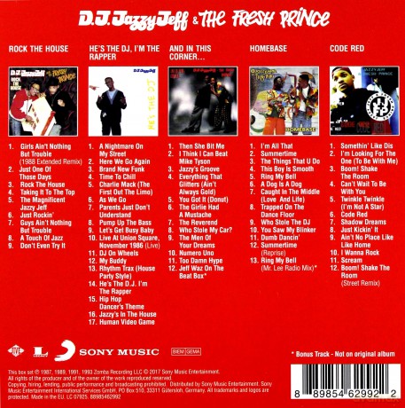 DJ Jazzy Jeff & The Fresh Prin: Original Album Classics [5CD]