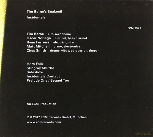 Tim Berne's Snakeoil: Incidentals [CD]