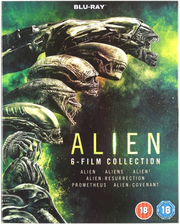 Alien 6 Films Collection: Alien / Aliens / Alien 3 / Alien: Resurrection / Prometheus / Alien Covenant (Obcy Kolekcja 6 Filmów: Obcy / Obcy - decydujące starcie / Obcy 3 / Obcy Przebudzenie / Prometeusz / Obcy: Przymierze) [BOX] [6xBlu-Ray]