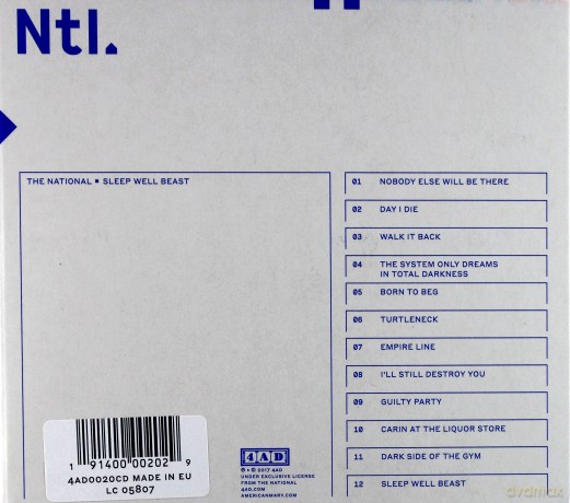 The National: Sleep Well Beast [CD]