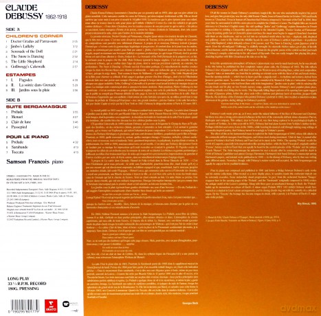 Samson Francois: Debussy: Children's Corner, Estampes, Suite Bergamasque, Pour Le Piano [Winyl]