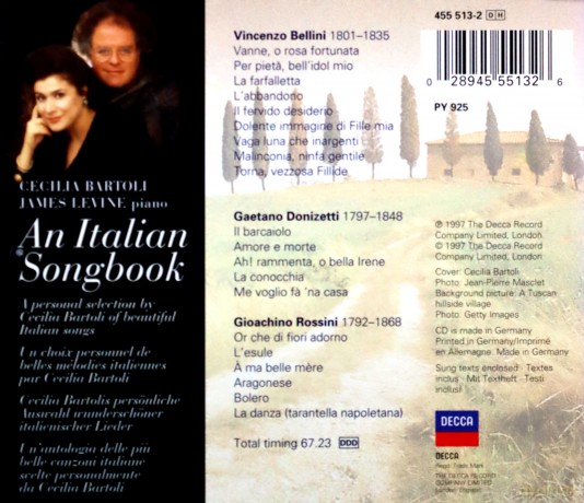 Bartoli Cecilia: Italian Songbook [CD]
