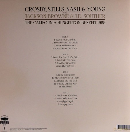 Crosby & Stills & Nash & Young: California Hungerton Benefit [2xWinyl]