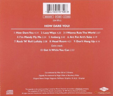 10 CC: How Dare You [CD]