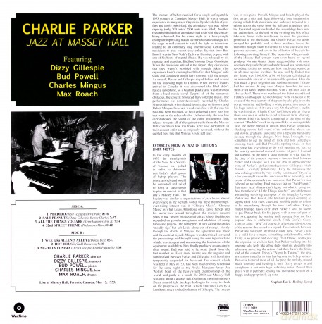 Charlie Parker: Jazz At Massey Hall [Winyl]