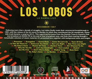 Los Lobos: La Bamba Live December 1987 [CD]