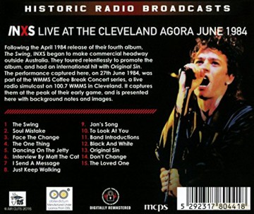 Inxs: Live At The Cleveland Agora June 1984 [CD]