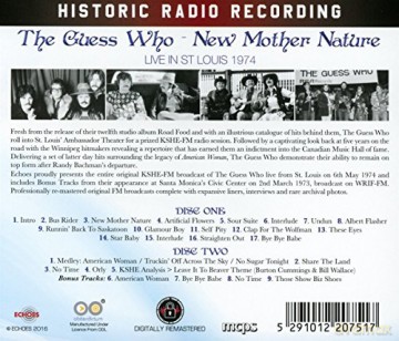 Guess Who: New Mother Nature - Live In St Louis 1974 [2CD]