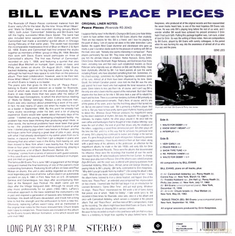 Bill Evans: Peace Pieces [Winyl]