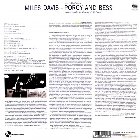 Miles Davis: Porgy And Bess [Winyl]