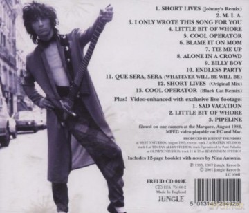 Johnny Thunders: Que Sera Sera [CD]