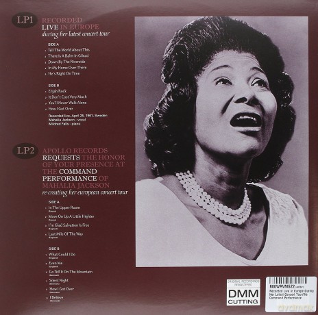 Mahalia Jackson: Recorded Live In Europe [2xWinyl]