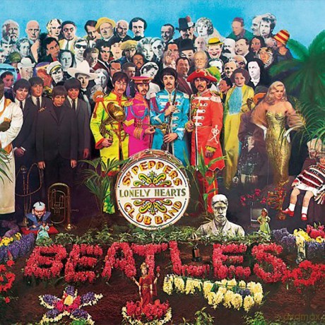 The Beatles: Sgt Pepper 12 Album Cover Znak