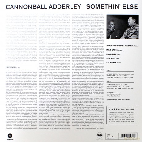 Cannonball Adderley: Somethin Else [Winyl]