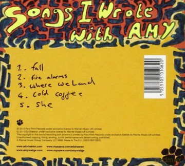 Ed Sheeran: Songs I Wrote With Amy [CD]
