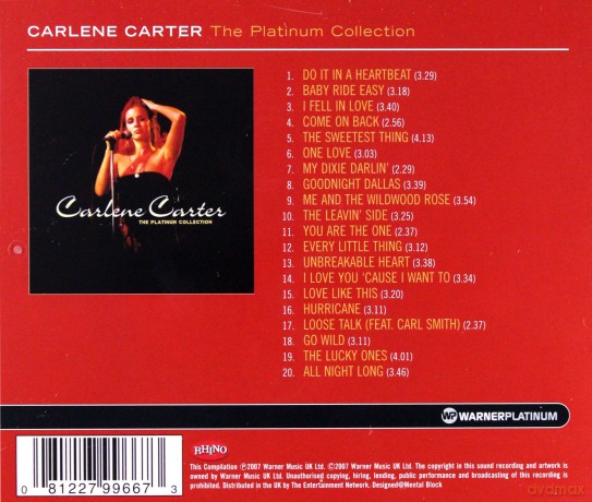 Carlene Carter: The Platinum Collection [CD]