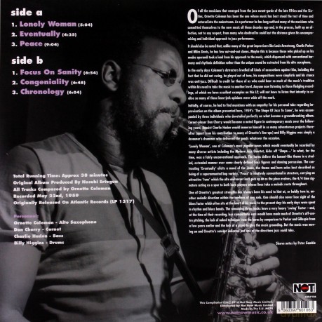 Ornette Coleman: The Shape Of Jazz To Come [Winyl]