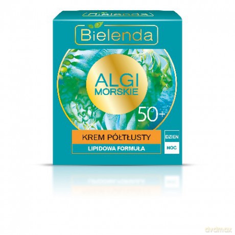 Bielenda Algi Morskie 50+ Krem półtłusty na dzień i noc 50 ml