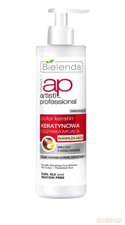 Bielenda Artisti Professional Color Keratin Odżywka myjąca do włosów farbowanych 250 ml