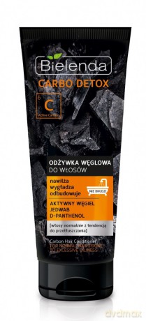 Bielenda Carbo Detox Odżywka węglowa do włosów normalnych i przetłuszczających 200 ml