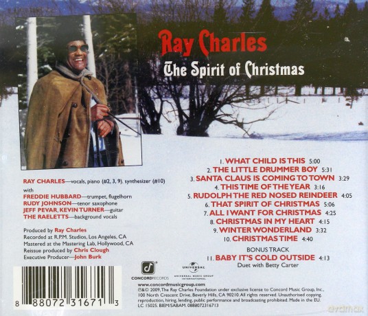 Ray Charles: The Spirit Of Christmas [CD]