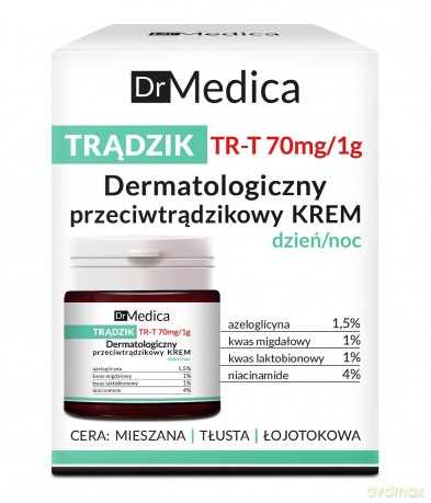 Bielenda Dr Medica Trądzik Krem przeciwtrądzikowy na dzień i noc 50 ml