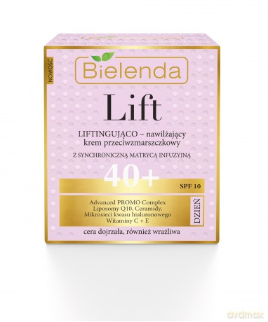 Bielenda Lift 40+ Krem liftingująco-nawilżający SPF10 na dzień 50 ml