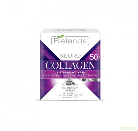 Bielenda Neuro Collagen 50+ Krem-koncentrat liftingujący przeciwzmarszczkowy na dzień i noc 50 ml