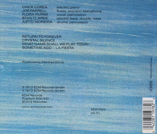 Chick Corea: Return To Forever [CD]