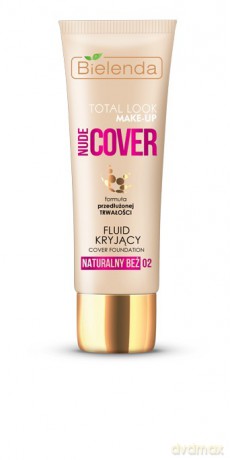 Bielenda Total Look Make-Up Nude Cover Fluid kryjący nr 02 naturalny beż 30 g
