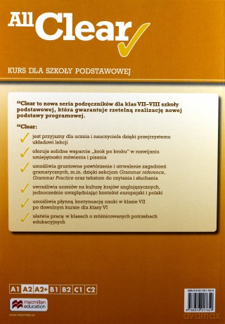 All Clear 7 podręcznik podręcznik wieloletni [KSIĄŻKA]