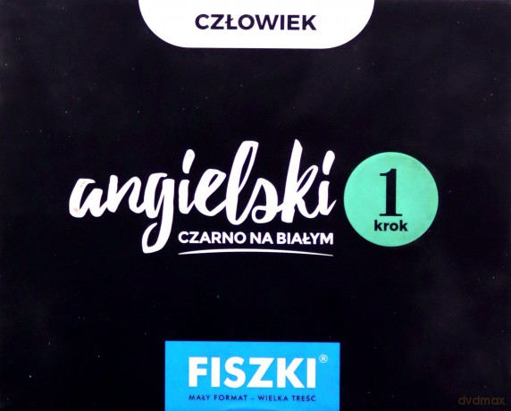 Angielski czarno na białym FISZKI - Człowiek - 1 - Patrycja Wojsyk [KSIĄŻKA]