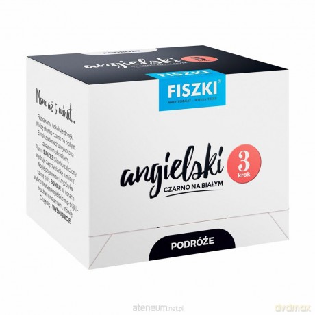 Angielski czarno na białym FISZKI - Podróże - 3 - Patrycja Wojsyk [KSIĄŻKA]