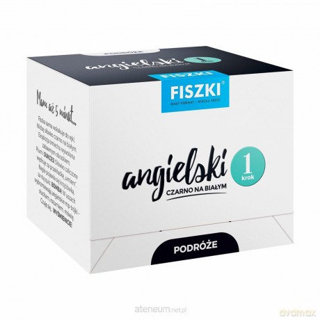 Angielski czarno na białym FISZKI - Podróże krok 1 - Patrycja Wojsyk [KSIĄŻKA]
