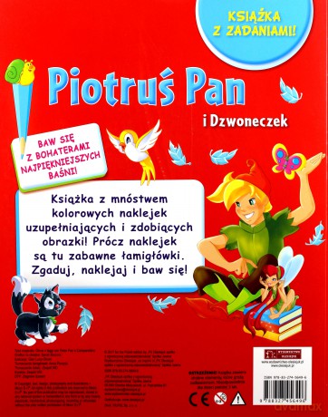 Baw się z bohaterami baśni! Piotruś Pan [KSIĄŻKA]