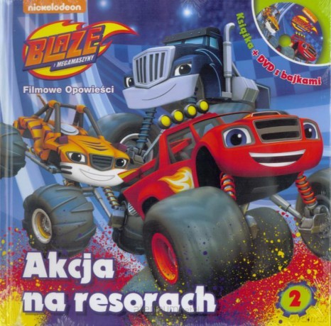 Blaze i megamaszyny 2 Akcja na resorach [KSIĄŻKA]+[DVD]