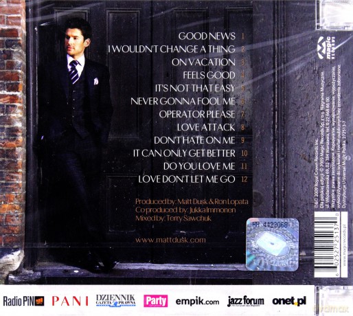 Matt Dusk: Good News (Polska Cena!!) [CD]