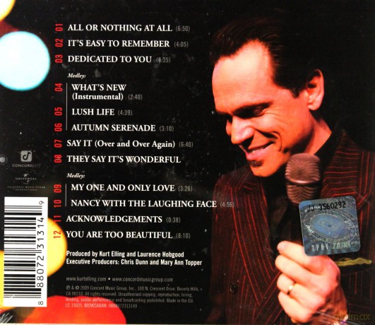 Kurt Elling: Dedicated To You [CD]