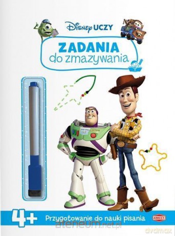 Disney uczy. Zadania do zmazywania. Filmy [KSIĄŻKA]