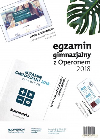 Egzamin gimnazjalny - Testy matematyczne 2018 [KSIĄŻKA]