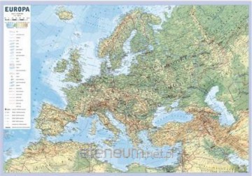 Europa. Mapa ścienna podręczna